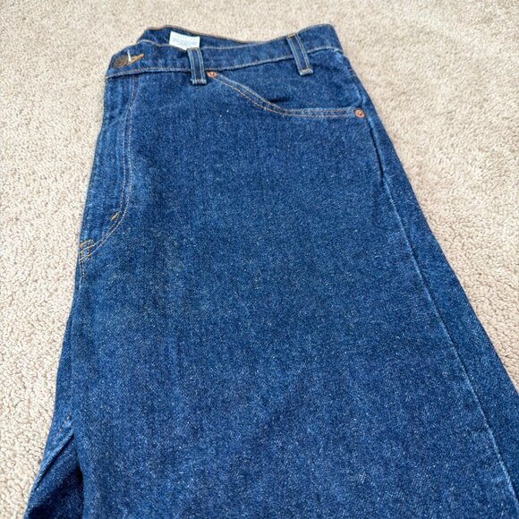 Levis 550 Jeans Mens 36x36 Blue Relax Fit Taper Vintage 90s Batwing Orange Tab - Picture 10 of 10